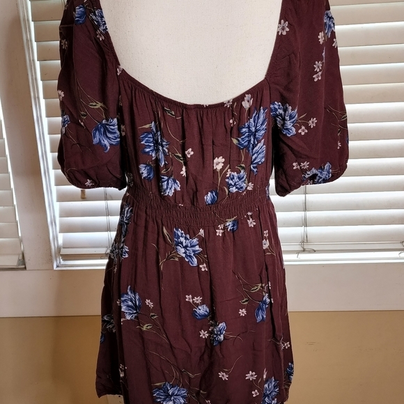 Xhilaration Women's Floral Print Mini Dress - Picture 10 of 13